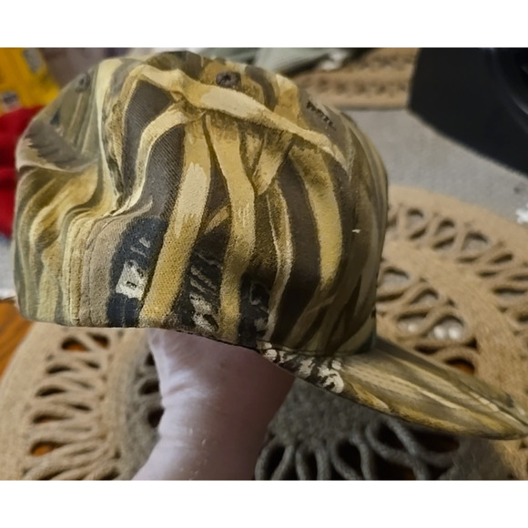 VTG Ducks Unlimited Wetlands Camo Adjustable Snapback Baseball Cap Men's OS - Picture 2 of 5
